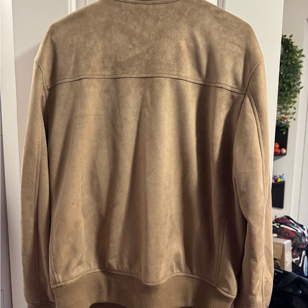 Zara Brown Suede Jacket - Picture 2 of 3
